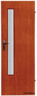 Room doors with interior glass Izar 80