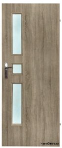 Room doors with interior glass Modo 60