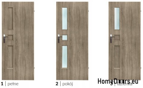 Room doors with interior glass Modo 80 Room doors with interior glass Modo 80