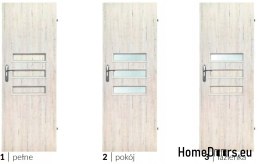 Room doors with interior glass Oris 90