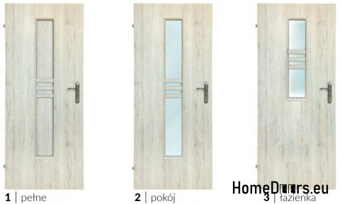 Glazed doors with interior glass Wega 70 Glazed doors with interior glass Wega 70
