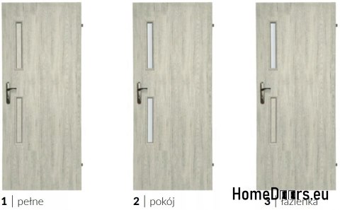 Bathroom door with glass Aseida 80 Bathroom door with glass Aseida 80