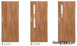 Bathroom doors with interior glass AMA 70