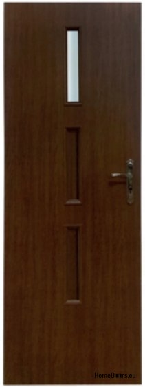Bathroom doors with interior glass Kari 80