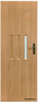 Bathroom doors with interior glass Korpol 60