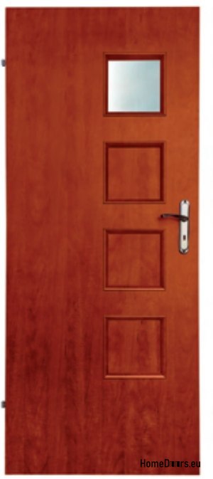 Bathroom doors with interior glass Odin 80