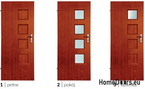 Bathroom doors with interior glass Odin 90 Bathroom doors with interior glass Odin 90