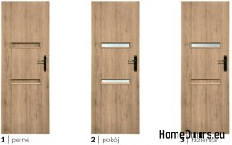 Bathroom doors with interior glass Rosler 60