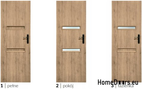 Bathroom doors with interior glass Rosler 80 Bathroom doors with interior glass Rosler 80