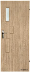 Bathroom doors with interior glass Tresna 90