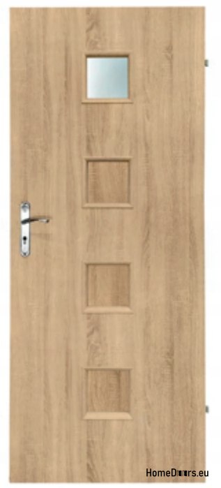 Bathroom doors with interior glass Werso 80