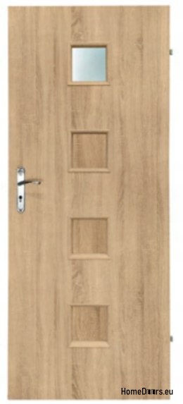 Bathroom doors with interior glass Werso 90
