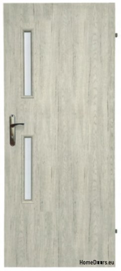Room door with glass Aseida 90