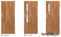 Room doors with interior glass AMA 70