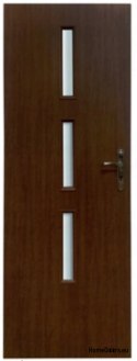 Room doors with interior glass Kari 70