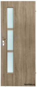 Room doors with interior glass Kodi 80