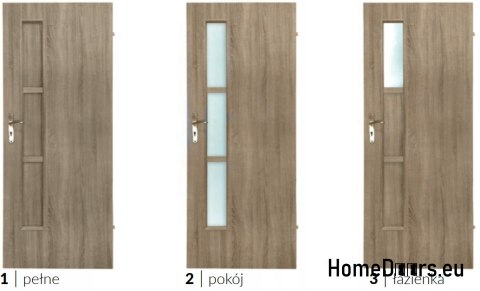 Room doors with interior glass Kodi 80 Room doors with interior glass Kodi 80