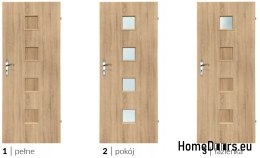 Room doors with interior glass Werso 60