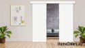 Double-leaf sliding wall door + system