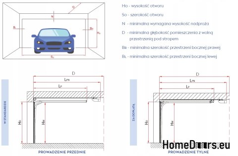 Brama garażowa segmentowa 2250x2625 mm Brama garażowa segmentowa 2250x2625 mm