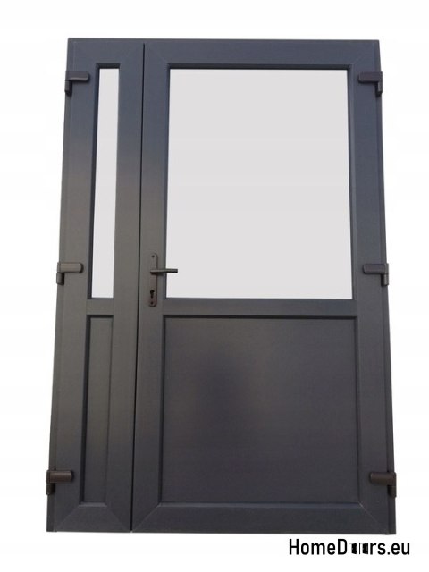 EXTERIOR DOORS PVC ANTHRACITE 160x210 DOUBLE-LEAF EXTERIOR DOORS PVC ANTHRACITE 160x210 DOUBLE-LEAF