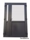 EXTERIOR DOORS PVC ANTHRACITE 160x210 DOUBLE-LEAF