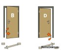 EXTERIOR DOORS PVC ANTHRACITE 180x210 DOUBLE-LEAF