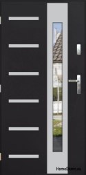 Exterior door THICK 72 WARM WITH MIRROR 100