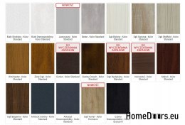 Custom-made solid door FOAM 55mm warm 90