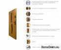 Custom-made solid door FOAM 55mm warm 90