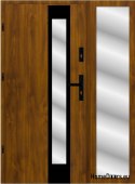 Exterior door with extra bed thick foam 150