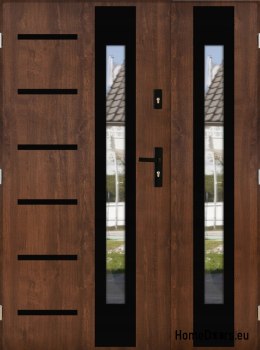 Double-leaf door with mirror thick 72 mm 130 L