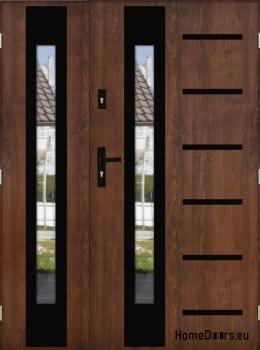 Double-leaf door with mirror thick 72 mm 130 P