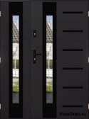 Double-leaf door with mirror thick 72 mm 130 P