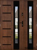 Double-leaf door with mirror thick 72 mm 140 L