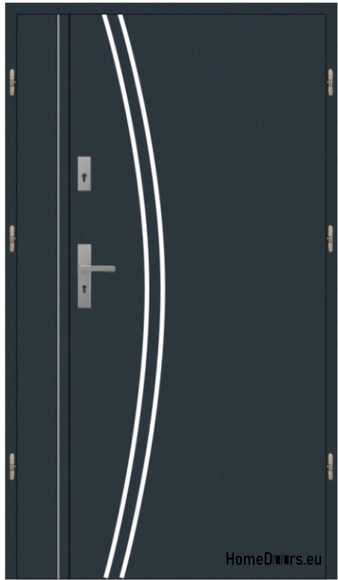 Double-leaf exterior door 110 Left inox Double-leaf exterior door 110 Left inox