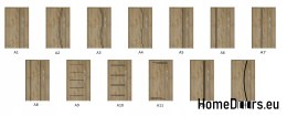 Double-leaf exterior door 160 Left a. black