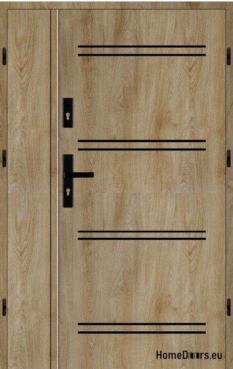 Double-leaf exterior door 160 Right a. black Double-leaf exterior door 160 Right a. black