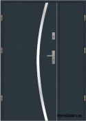 Double-leaf exterior door 190 Left inox