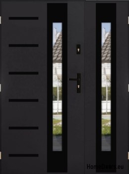 Double-leaf door with mirror thick 72 mm 130 L