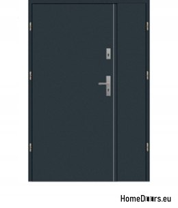 Double-leaf steel door 130 Left, 20 COLOURS