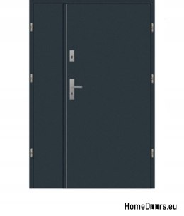 Double-leaf steel door 160 Right, 20 COLOURS
