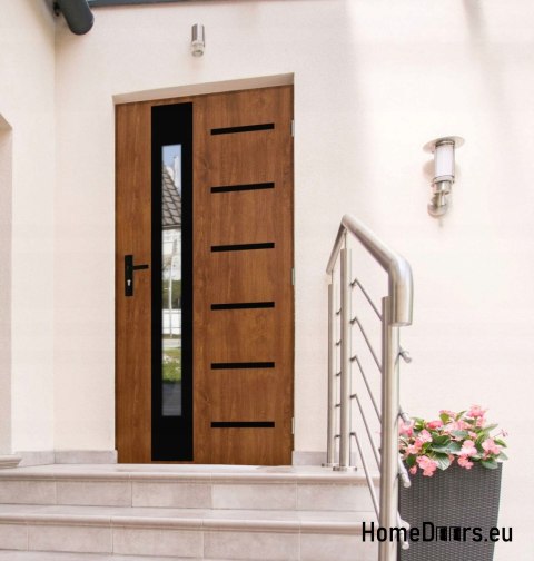 Exterior door THICK 101mm WARM WITH MIRROR Exterior door THICK 101mm WARM WITH MIRROR