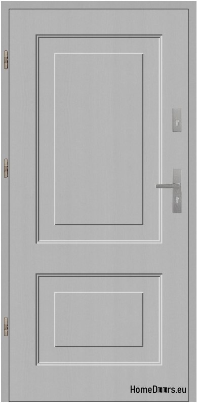 WARM EXTERIOR DOOR T32 72 mm polystyrene 100