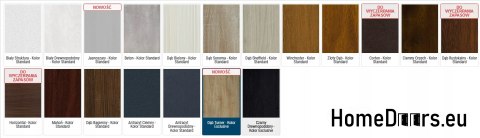 WARM EXTERIOR DOOR T32 72 mm polystyrene 100