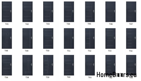 Exterior doors THICK 101mm WARM 0,65Wm2K PATTERNS Exterior doors THICK 101mm WARM 0,65Wm2K PATTERNS