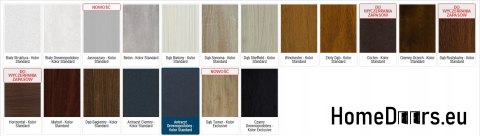 Exterior door THICK 101mm WARM WITH MIRROR Exterior door THICK 101mm WARM WITH MIRROR