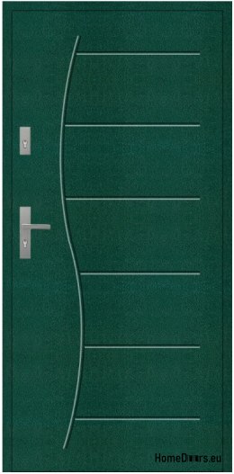 WARM EXTERIOR DOOR T43 55 mm polystyrene 100