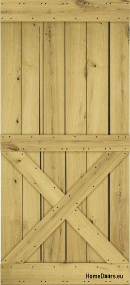 DRZWI PRZESUWNE MODERN RUSTIC X DĄB CRACK 90