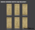 DRZWI PRZESUWNE MODERN RUSTIC E DĄB BELKOWY 90
